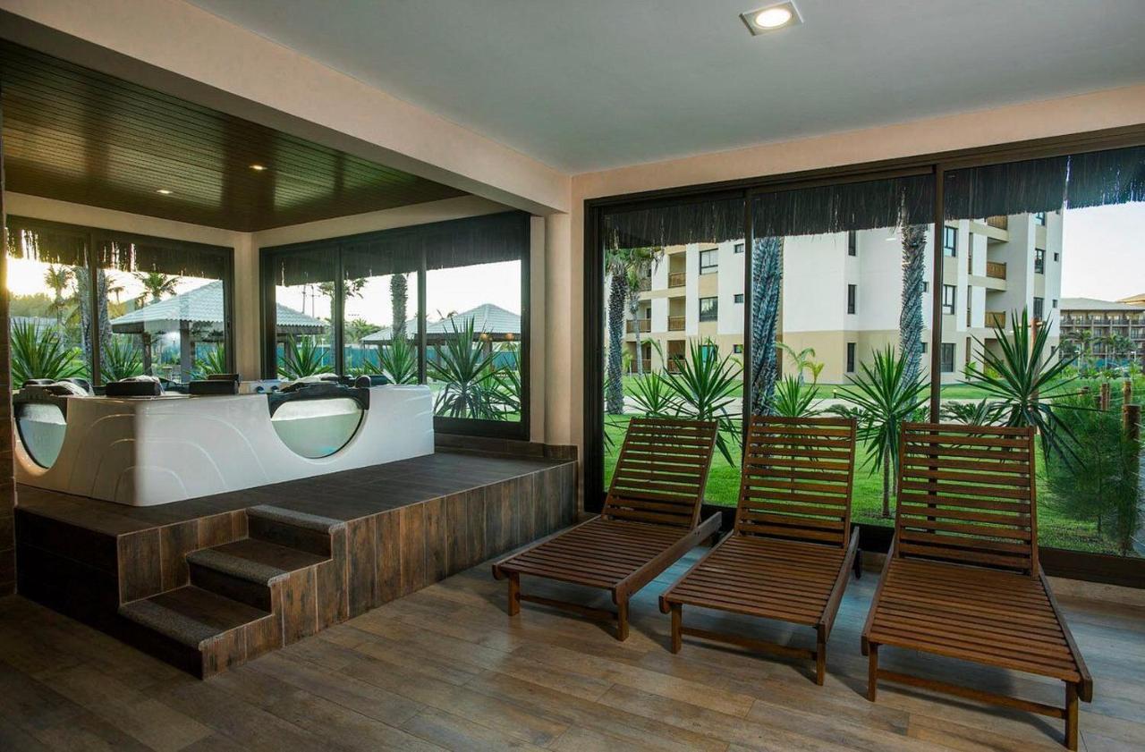 Paraiso Frente Mar!! 04 Pessoas-Pe Na Areia Vg Sun Cumbuco-Hidro, Sauna, Academia, Piscina,Cozinha Completa, Wifi, Parquinho Infantil المظهر الخارجي الصورة